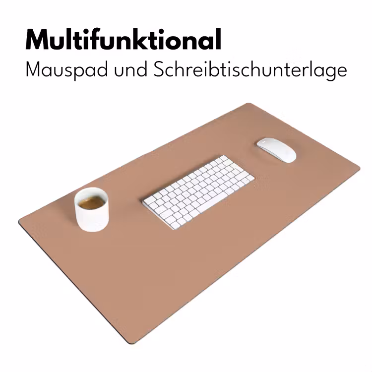 Beige - Kleur - Roze Muismat XXL klein -ysfeer4_duits