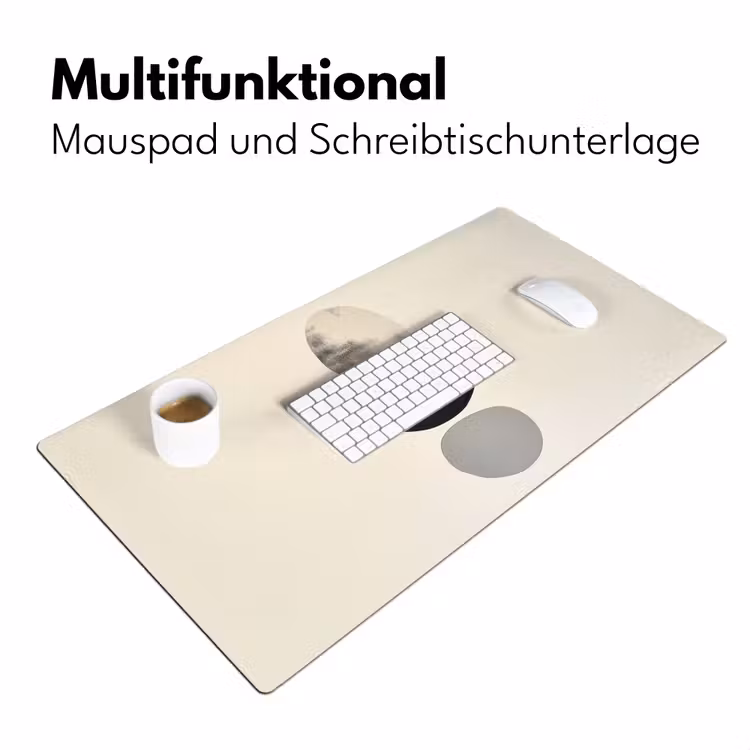 Beige - Japandi - Wabi sabi Muismat XXL klein -ysfeer4_duits