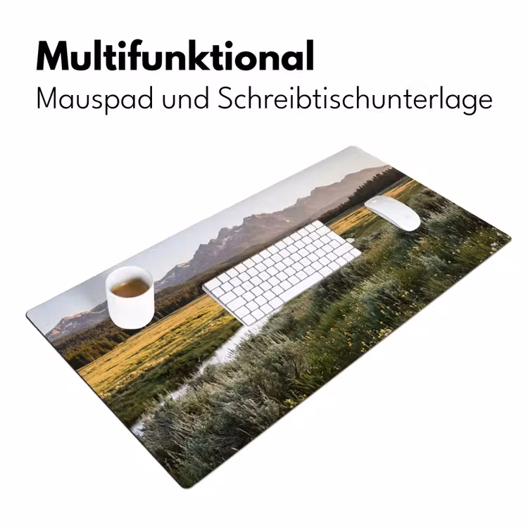 Berglandschap - Rivier - Bos Muismat XXL klein -ysfeer4_duits