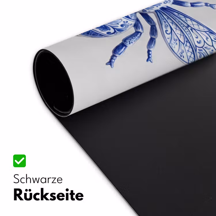 Bij - Modern - Delfts - Blauw Muismat XXL klein -ysfeer2_duits