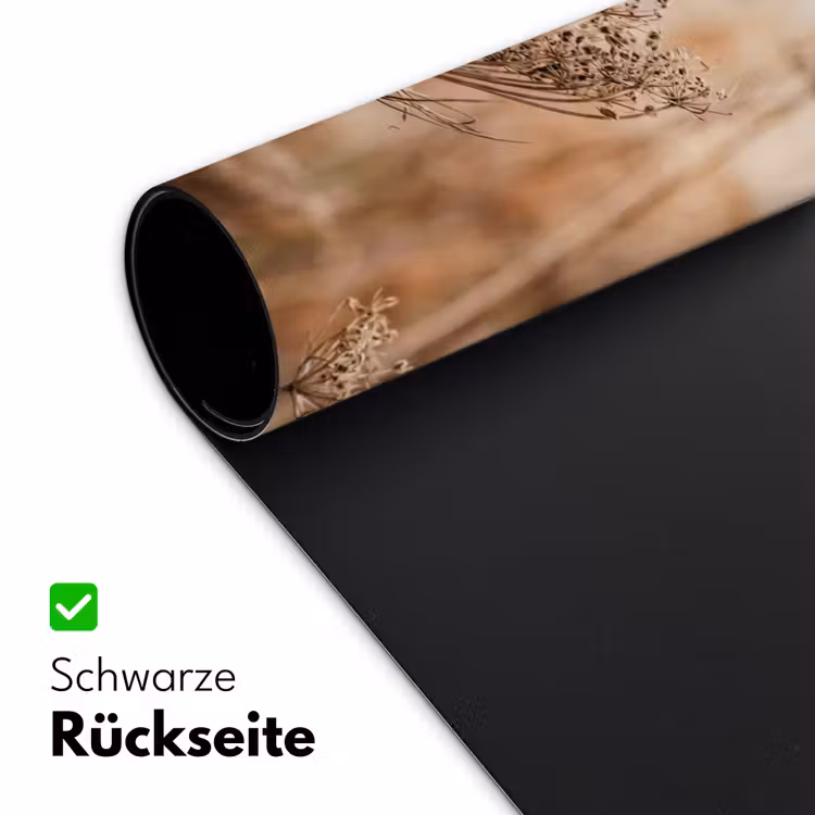 Schermbloem - Droogbloem - Winter - Beige - Minimalistisch Muismat XXL klein -ysfeer2_duits