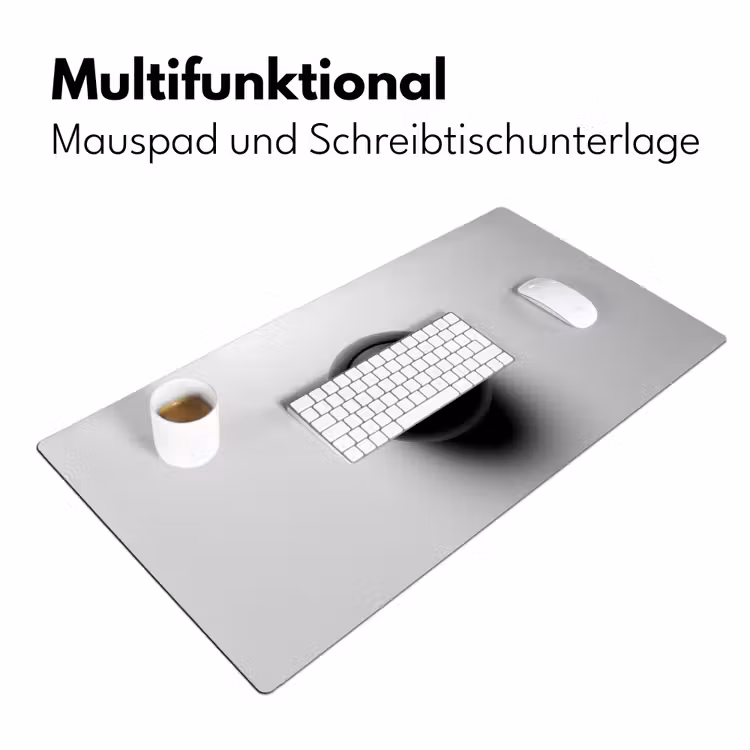 Biljartbal - Getal - Acht - Wit Muismat XXL klein -ysfeer4_duits