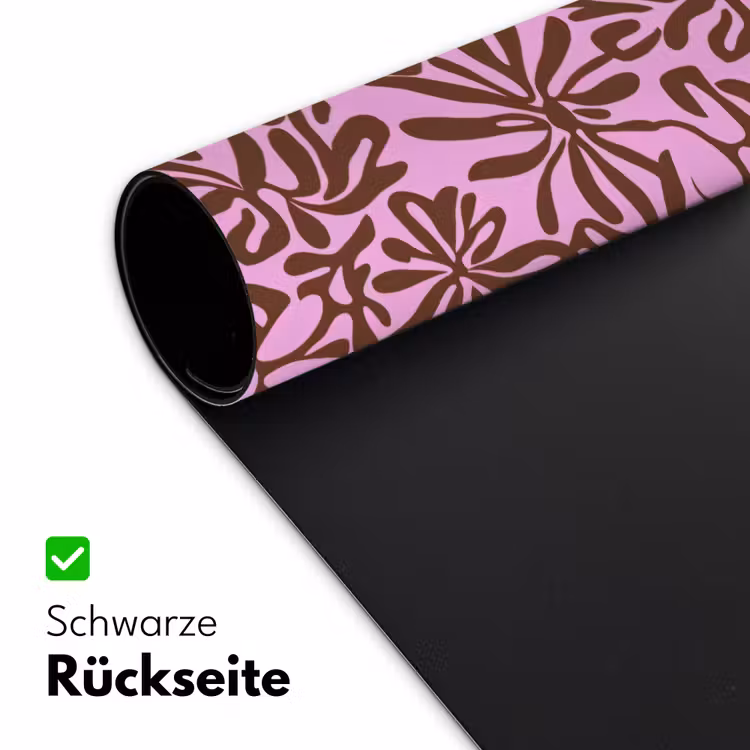 Organisch - Patroon - Roze Muismat XXL klein 681 -ysfeer2_duits