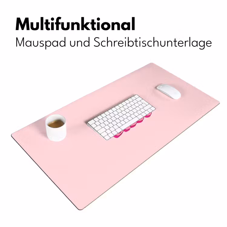 Bisou - Roze - Schaduw Muismat XXL klein -ysfeer4_duits