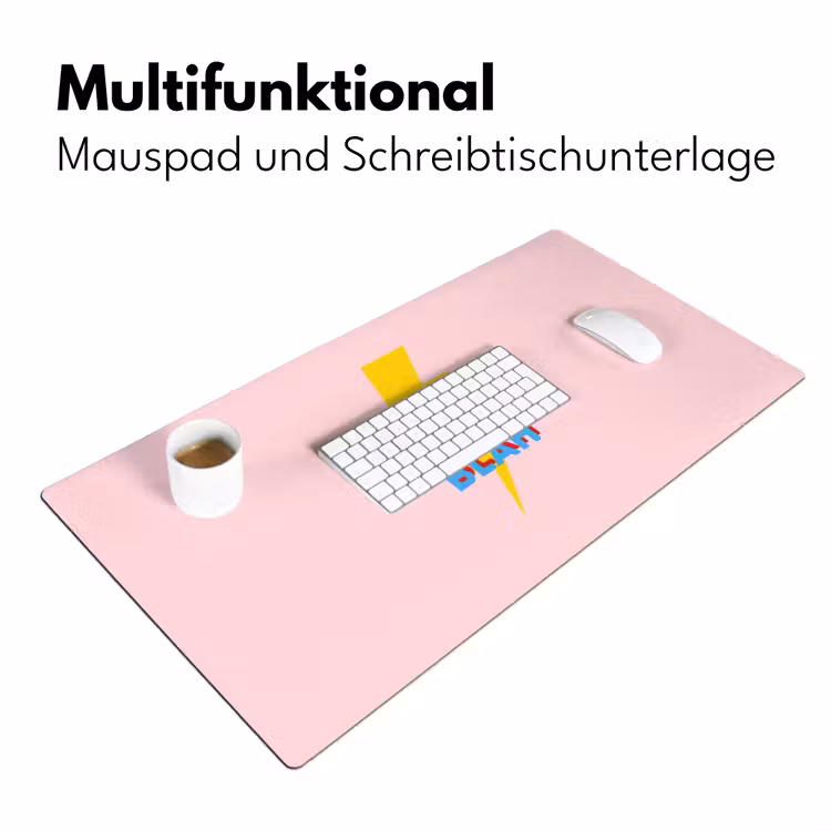 Blah - Bliksem - Roze Muismat XXL klein -ysfeer4_duits