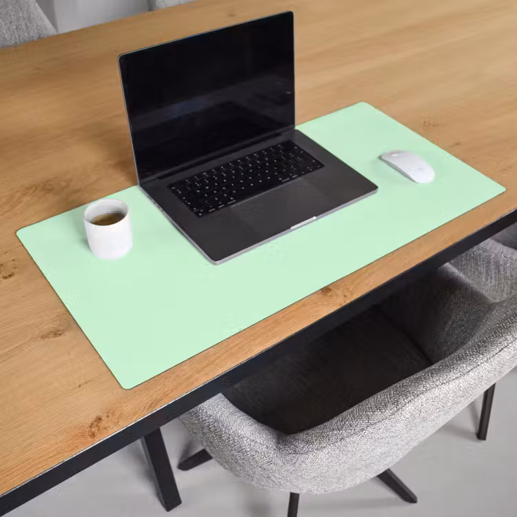 Pale - Mint - Groen Muismat XXL klein 681 -sfeer1