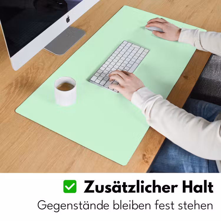 Pale - Mint - Groen Muismat XXL klein 681 -ysfeer3_duits