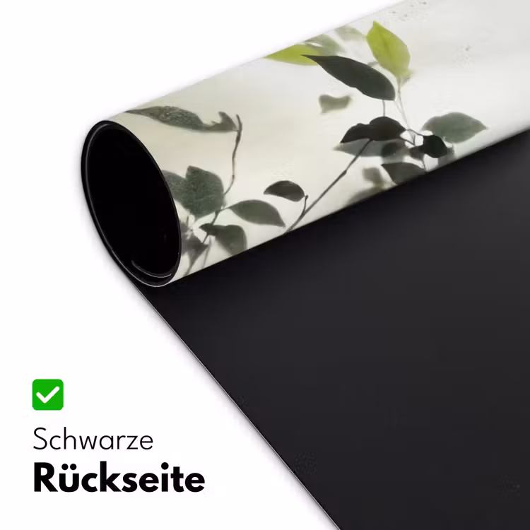 Blad - Schaduw - Natuur - Abstract - Groen Muismat XXL klein -ysfeer2_duits
