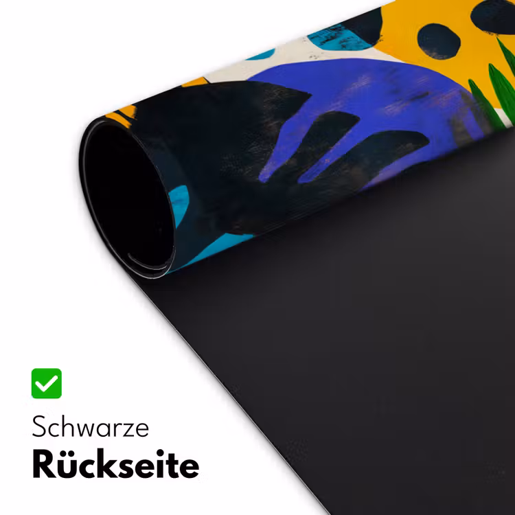 Bladeren - Vormen - Abstract - Kleurrijk Muismat XXL klein -ysfeer2_duits
