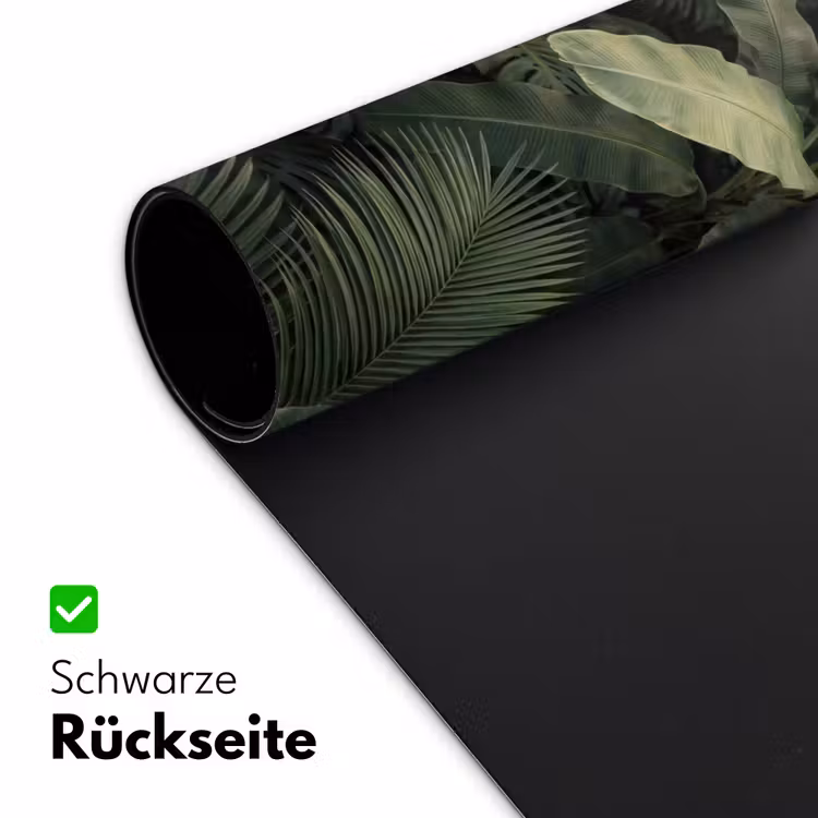 Bladeren - Groen - Tropisch - Natuur Muismat XXL klein -ysfeer2_duits