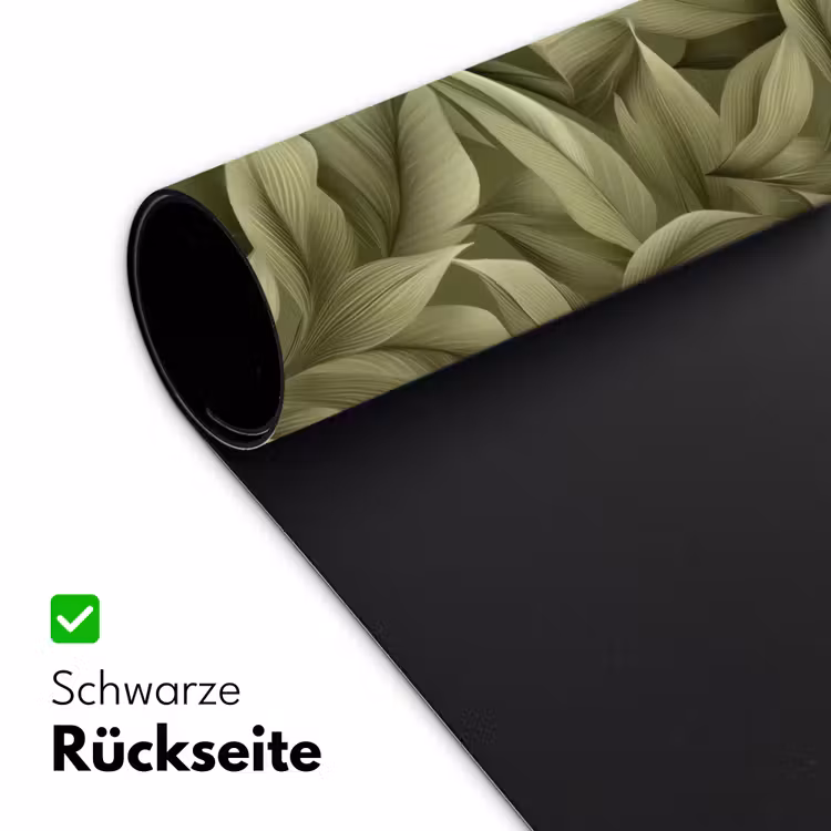 Bladeren - Modern - Groen Muismat XXL klein 681 -ysfeer2_duits