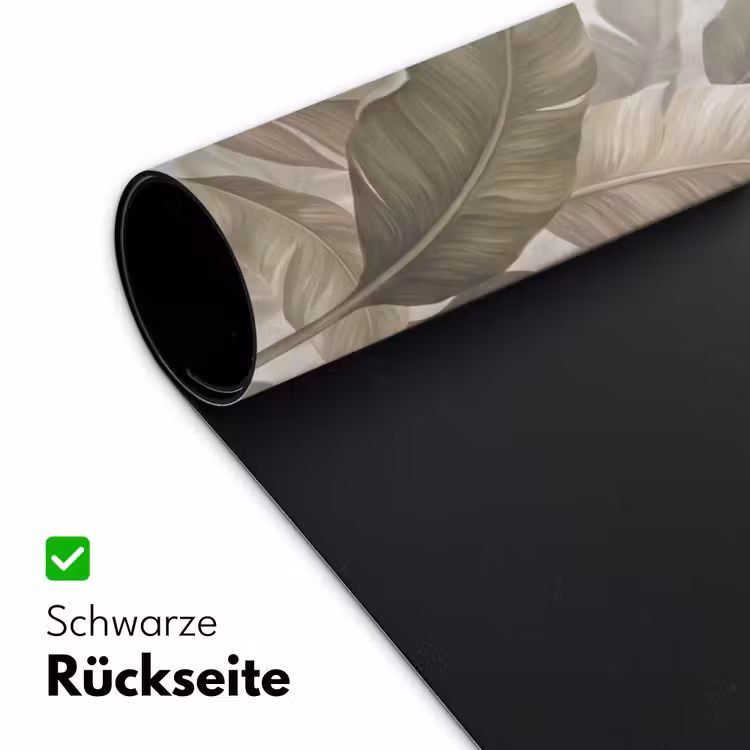 Bladeren - Tropisch - Natuur - Abstract - Beige Muismat XXL klein -ysfeer2_duits
