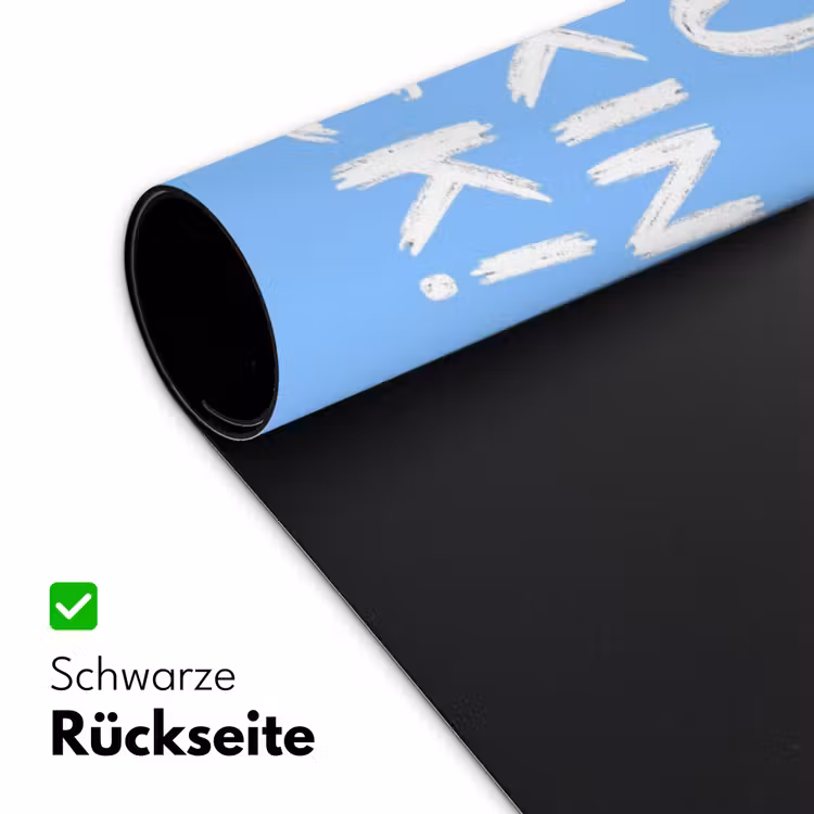 Blauw - Wit - You fuckin rock Muismat XXL klein -ysfeer2_duits
