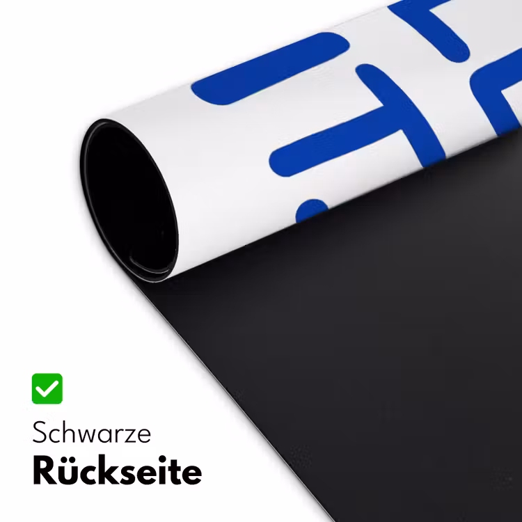 Blauw - Quote - Wit Muismat XXL klein -ysfeer2_duits