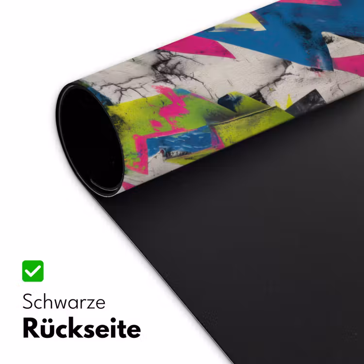 Bliksemschichten - Patroon - Marmer - Kleuren Muismat XXL klein -ysfeer2_duits