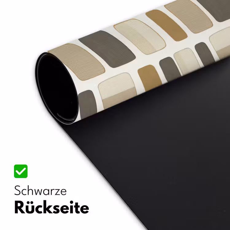 Blokken - Vintage - Grijs Muismat XXL klein 681 -ysfeer2_duits