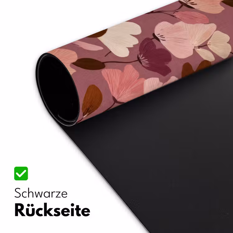 Bloem - Patroon - Roze Muismat XXL klein 681 -ysfeer2_duits