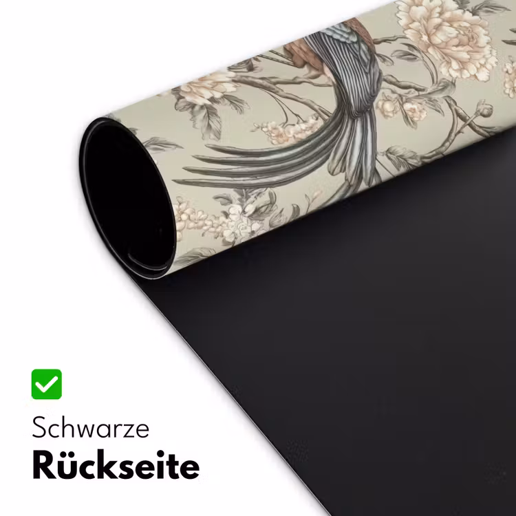 Bloem - Vogel - Kleurrijk Muismat XXL klein 681 -ysfeer2_duits