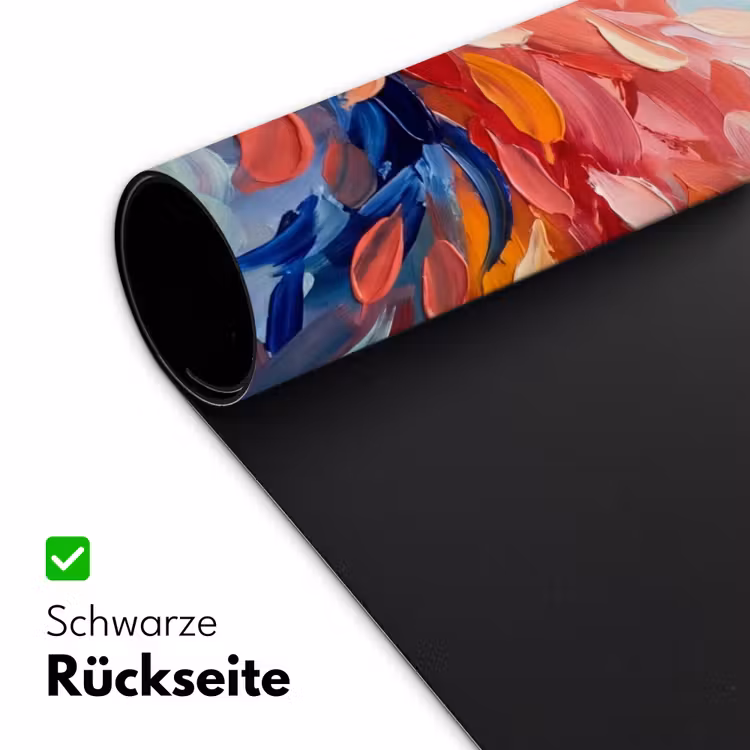 Bloemen - Abstract - Kunst - Modern Muismat XXL klein -ysfeer2_duits