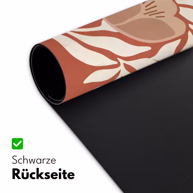 Bloemen - Abstract - Modern - Beige - Natuur Muismat XXL klein -ysfeer2_duits
