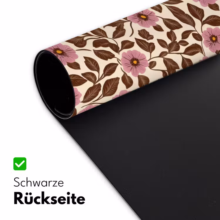 Bloemen - Bladeren - Kleurrijk Muismat XXL klein 681 -ysfeer2_duits