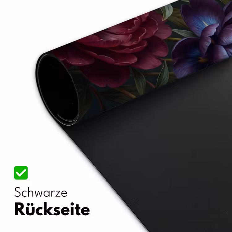 Bloemen - Boeket - Natuur - Modern - Donker Muismat XXL klein -ysfeer2_duits