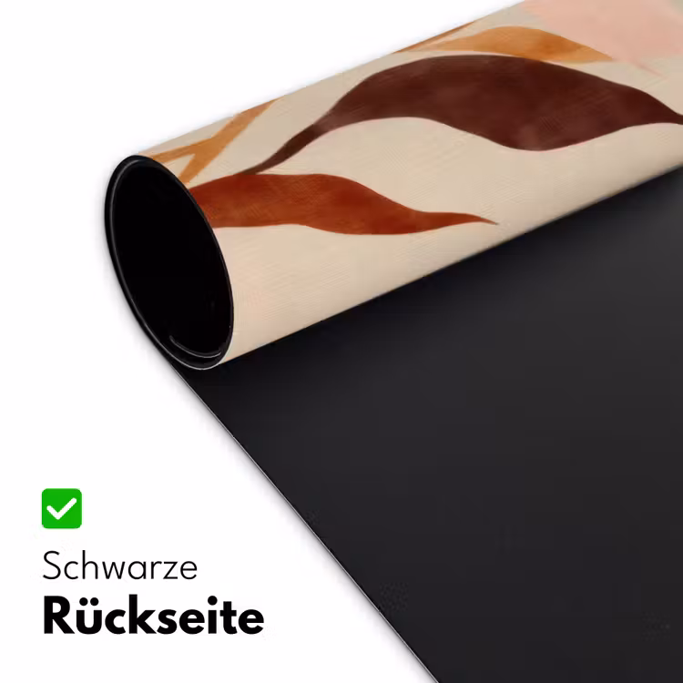 Bloemen - Blaadjes - Minimalistisch - Roze Muismat XXL klein -ysfeer2_duits