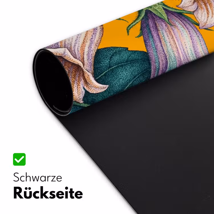Schreibtischunterlage - Blumen – Botanik – Gelb - Bloemen - Botanisch - Geel Muismat XXL klein