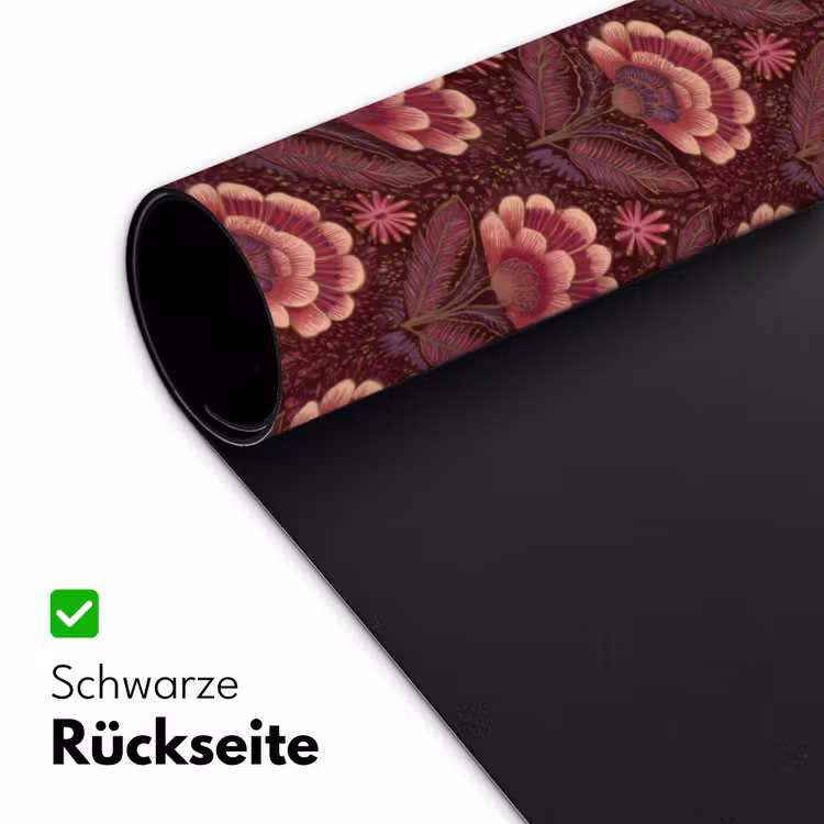 Bloemen - Waaier - Paars Muismat XXL klein 681 -ysfeer2_duits