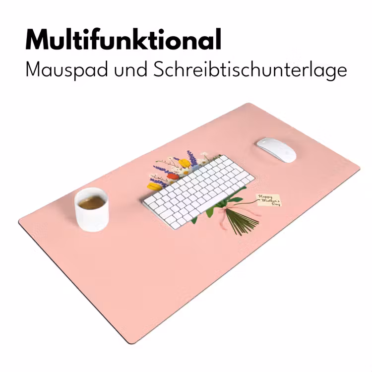 Bloemen - Lint - Kaartje Muismat XXL klein -ysfeer4_duits