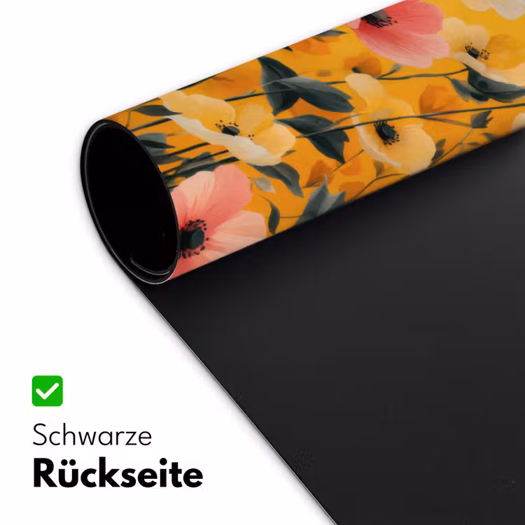 Bloemen - Veld - Geel Muismat XXL klein -ysfeer2_duits