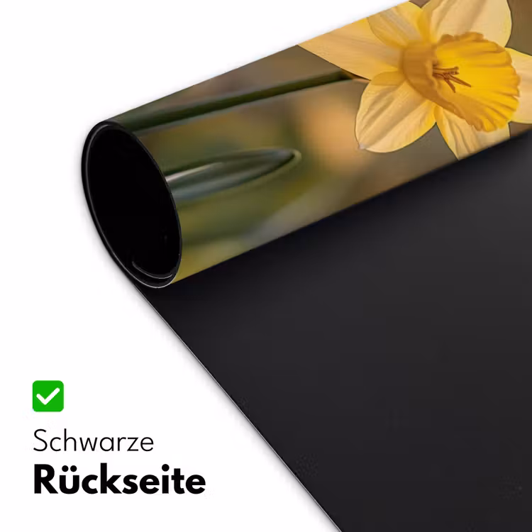 Bloemen - Geel - Wazig Muismat XXL klein -ysfeer2_duits