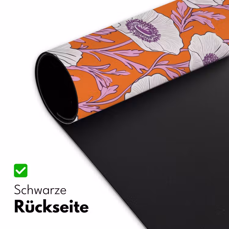 Bloemen - Grafisch - Oranje Muismat XXL klein 681 -ysfeer2_duits