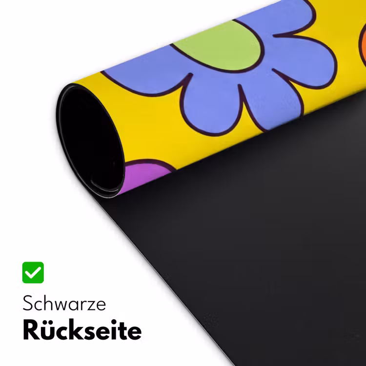 Bloemen - Illustratie - Kleurrijk Muismat XXL klein -ysfeer2_duits