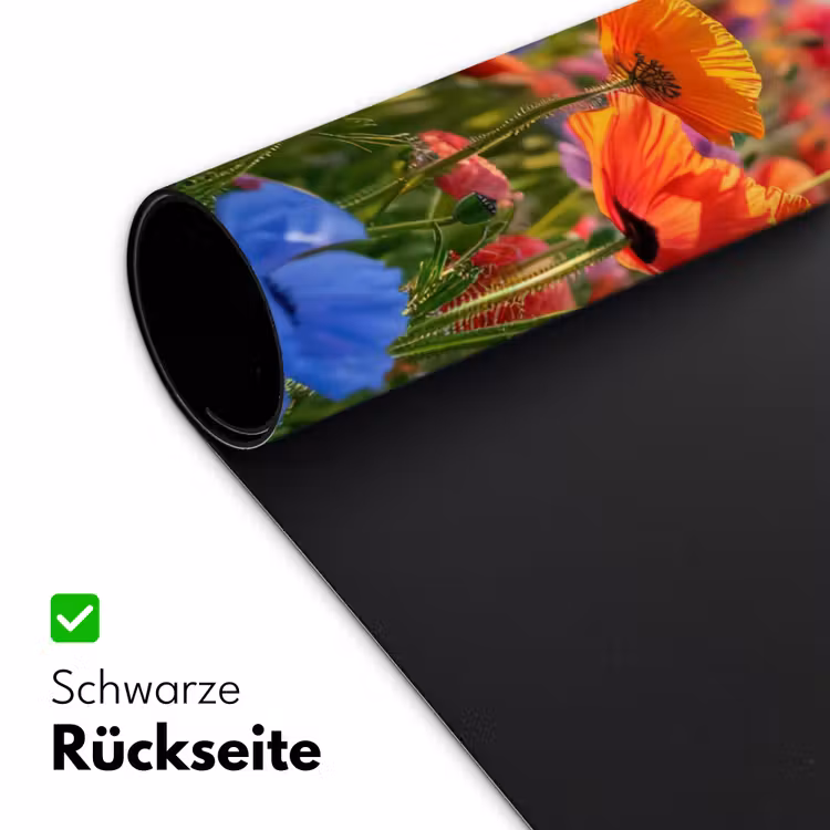 bloemen-klaprozen-kleurrijk-natuur Muismat XXL klein -ysfeer2_duits