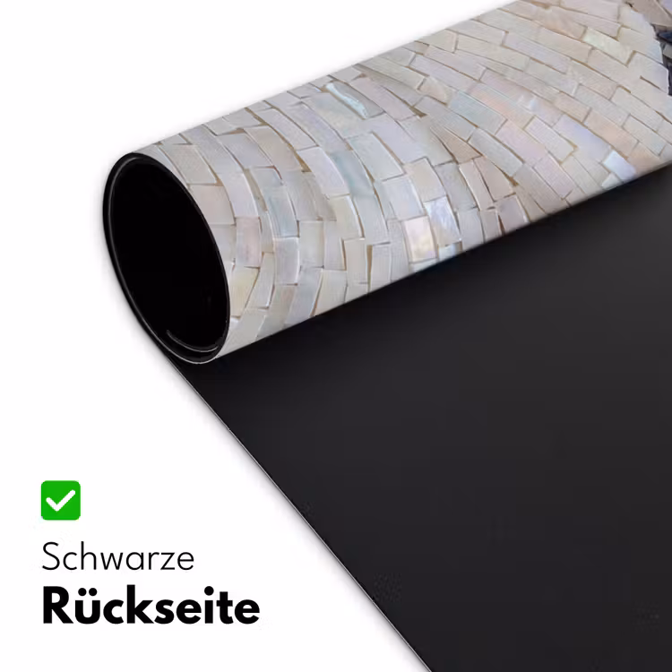 Bloemen - Mozaïek - Kunst - Modern - Goud Muismat XXL klein -ysfeer2_duits