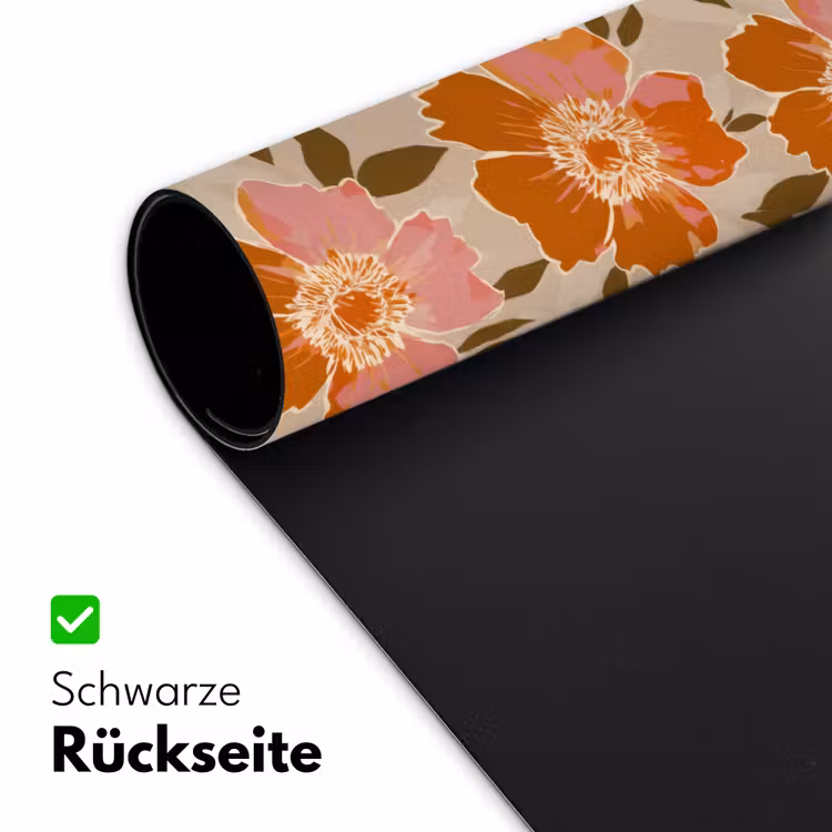Bloemen - Motief - Retro Muismat XXL klein 681 -ysfeer2_duits