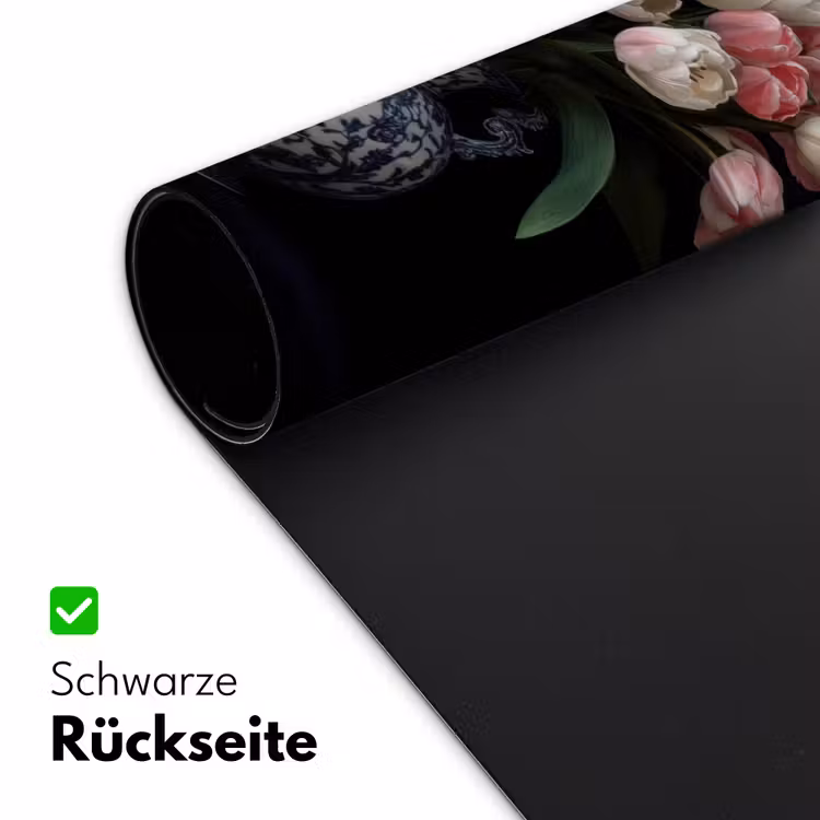 Bloemen - Roze - Tulpen - Vaas Muismat XXL klein -ysfeer2_duits