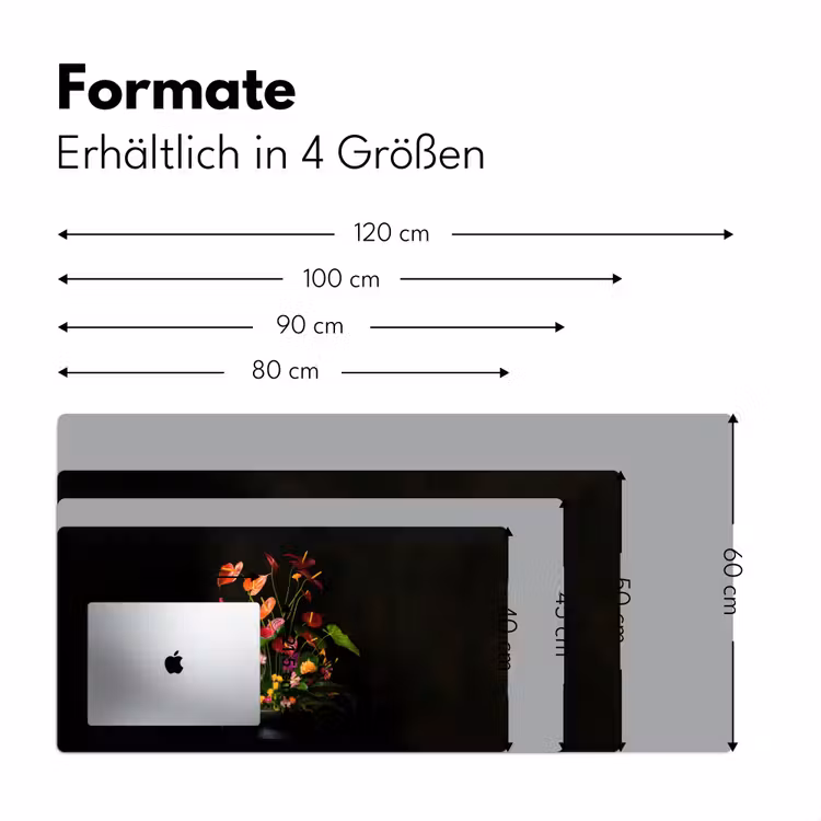 Bloemen - Vaas - Kleurrijk Muismat XXL klein -ysfeer5_duits