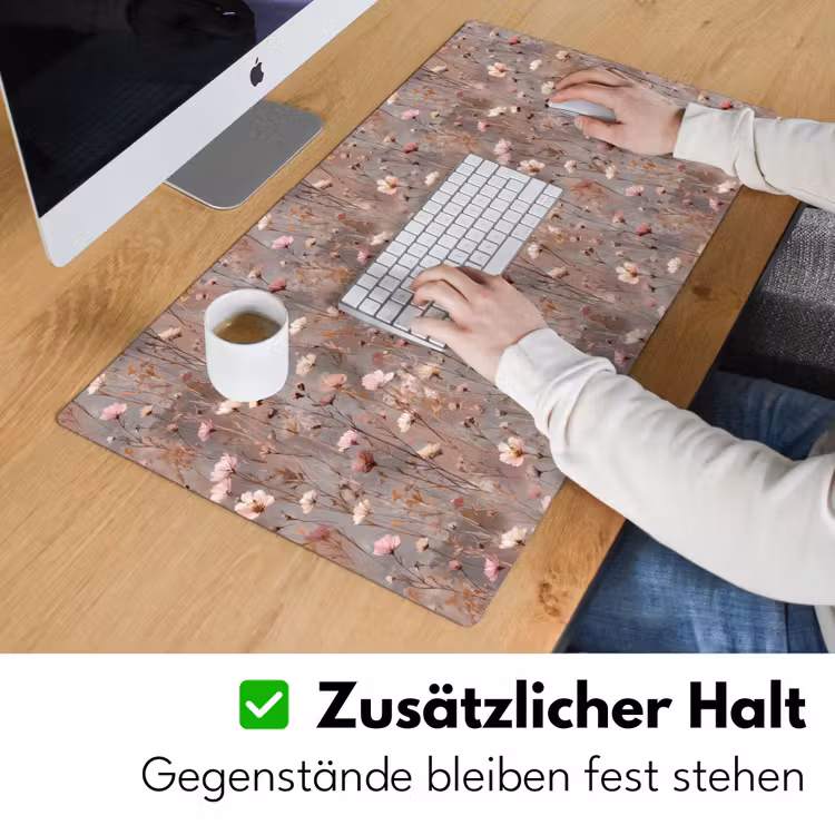Bloemen - Wild - Pastel Muismat XXL klein 681 -ysfeer3_duits