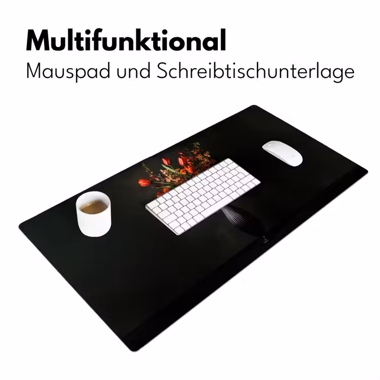 Bloemen - Takken - Boeket Muismat XXL klein -ysfeer4_duits