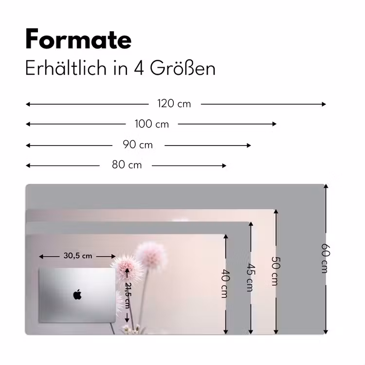Bloemen - Bollen - Roze Muismat XXL klein -ysfeer5_duits