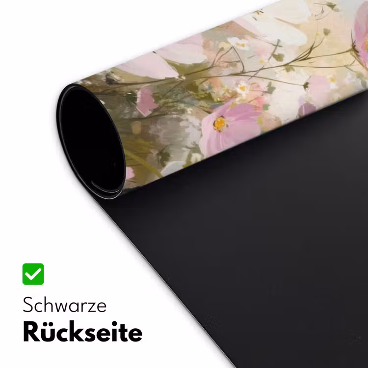 Bloemenveld - Lichte tinten - Geschilderd Muismat XXL klein -ysfeer2_duits