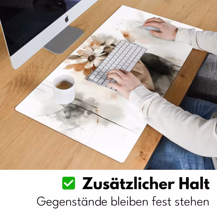 Bloesem - Portret - Gezicht Muismat XXL klein -ysfeer3_duits