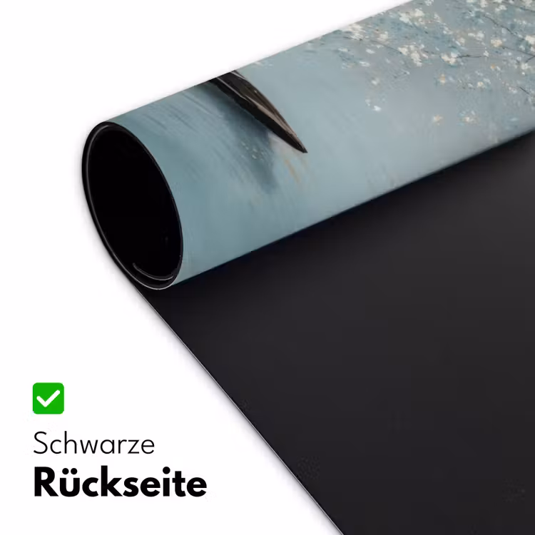 Bloesems - Minimalistisch - Wateroppervlak - Boot Muismat XXL klein -ysfeer2_duits