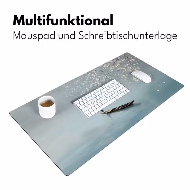Bloesems - Minimalistisch - Wateroppervlak - Boot Muismat XXL klein -ysfeer4_duits