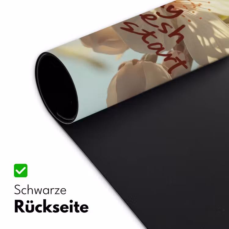 Bloesems - Zonlicht - Quote - Wit Muismat XXL klein -ysfeer2_duits
