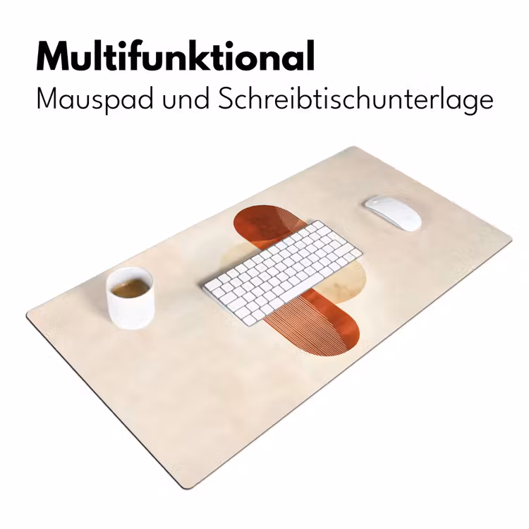 Bogen - Beige - Vormen Muismat XXL klein -ysfeer4_duits