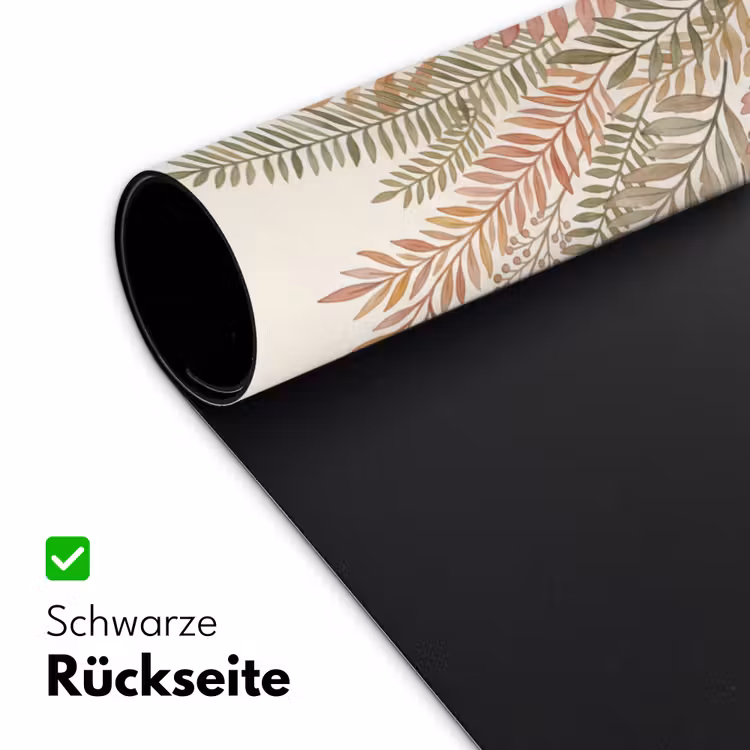 Botanisch - Aquarel - Kleurrijk Muismat XXL klein -ysfeer2_duits
