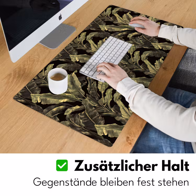 Botanisch - Bladeren - Groen Muismat XXL klein 681 -ysfeer3_duits